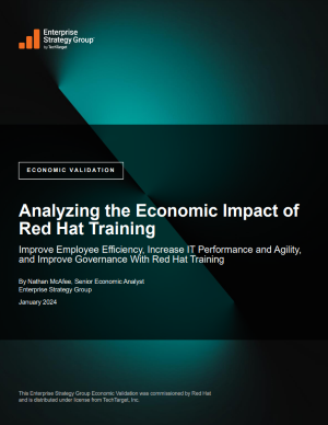 Analyzing the economic impact of Red Hat Training